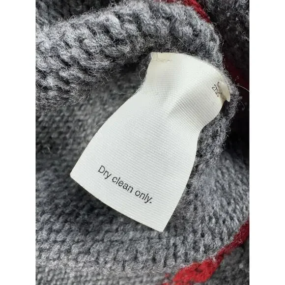 J Crew Mens Handknit Lambswool Sweater XL Apres Ski Retro 80s Grandpa Preppy - Picture 6 of 8